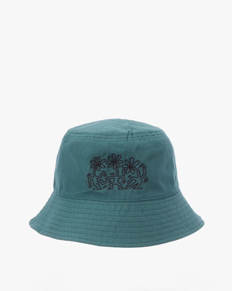 Chapeu-Billabong-Jam-Reversible-Bucket-Military-Black