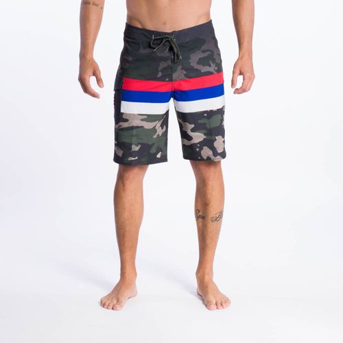 Boardshort Quiksilver Surfsilk Hawaii Stripe 20 Thyme