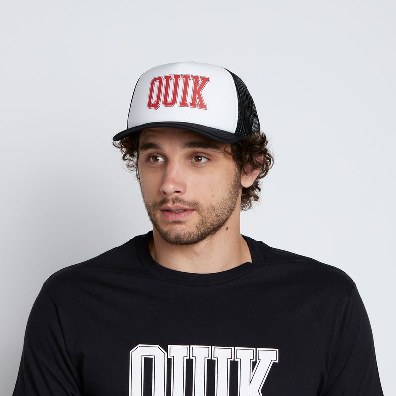 Bone-Quiksilver-Griff-Trucker-White-White-U