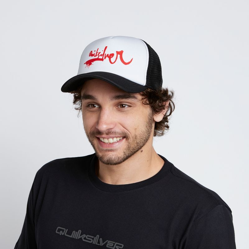 Bone-Quiksilver-Dna-Impaired-Trucker-3D-Preto-Preto-U
