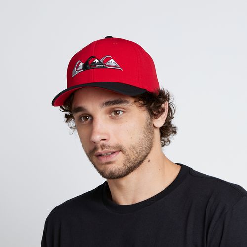 Boné Quiksilver Emb Three Logo Red