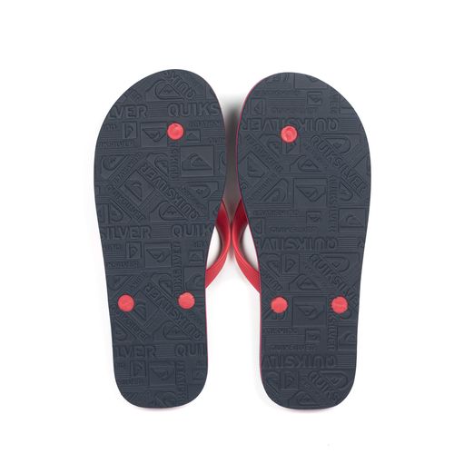 Chinelo Quiksilver Molokai Bicolor Marinho/Vermelho