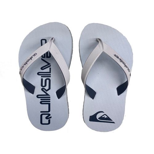 Chinelo Quiksilver Layback Rubber Ocean Branco