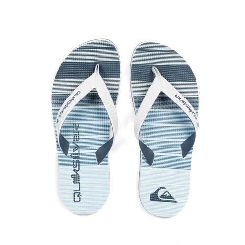 Chinelo Quiksilver Layback Rubber Massive Azul