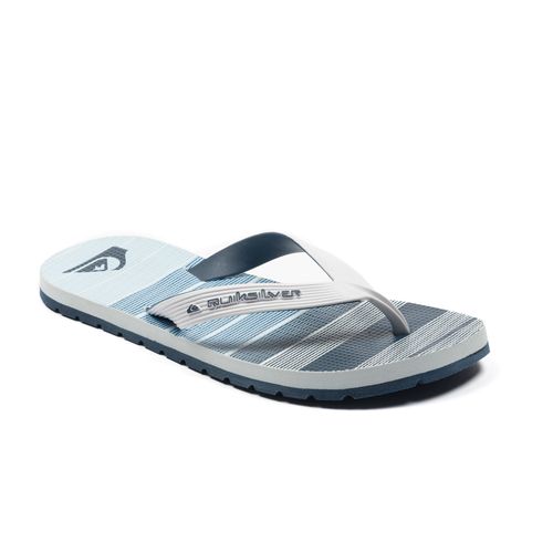 Chinelo Quiksilver Layback Rubber Massive Azul