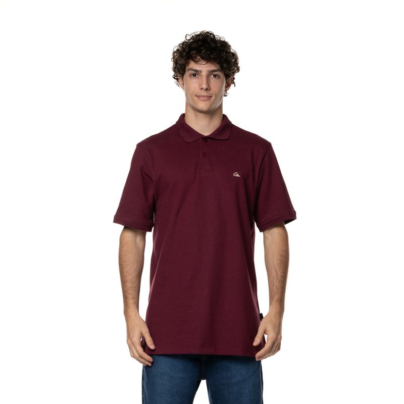 Polo-Quiksilver-M-C-Embroidery-Piquet-Vinho-P