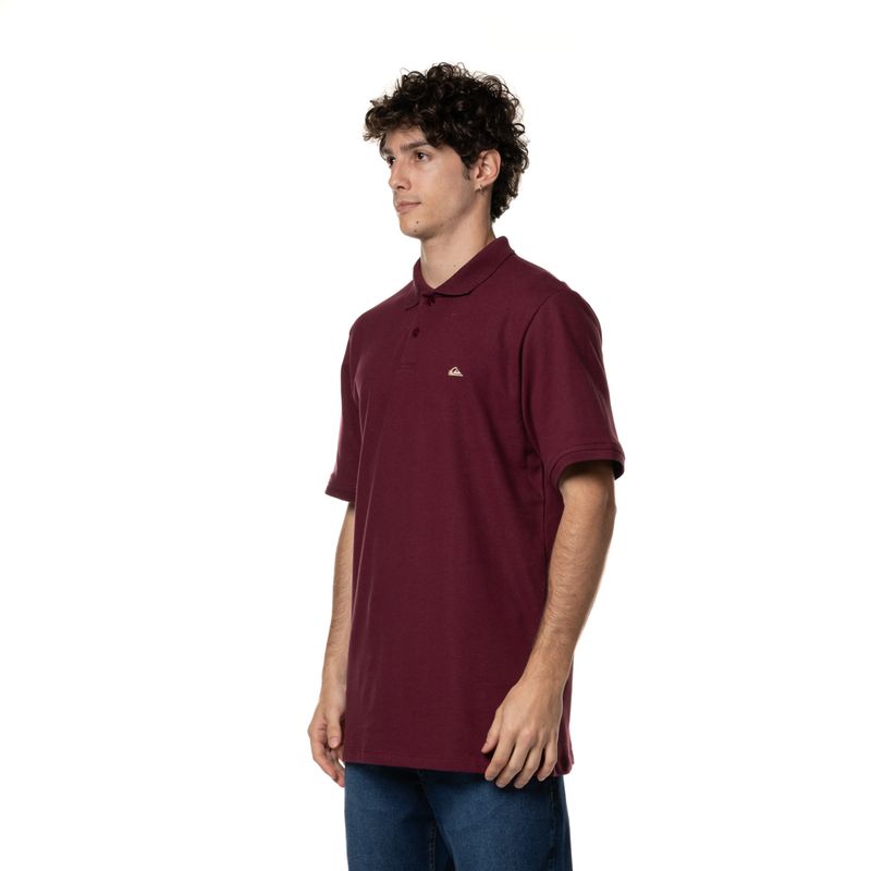 Polo-Quiksilver-M-C-Embroidery-Piquet-Vinho-P
