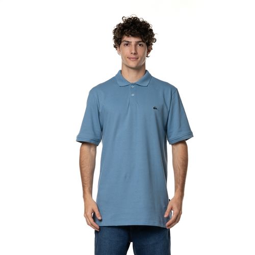 Polo Quiksilver M/C Embroidery Piquet Azul Escuro