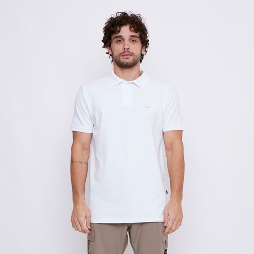 Polo Quiksilver M/C Embroidery Piquet Branco
