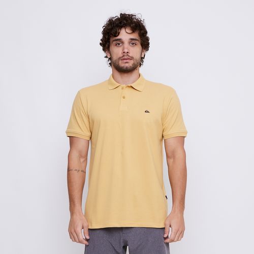 Polo Quiksilver M/C Embroidery Piquet Mostarda