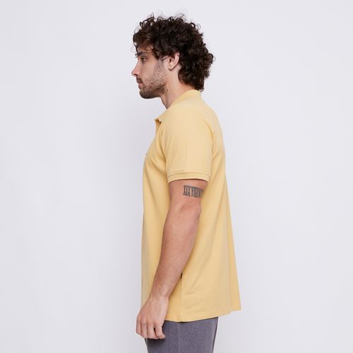 Polo Quiksilver M/C Embroidery Piquet Mostarda