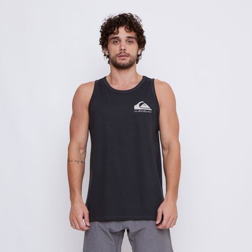 Regata Quiksilver Omni Logo Cinza Escuro