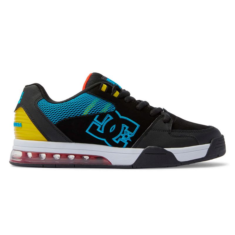 Tenis-DC-Shoes-Versatile-Imp-Shadow-Olympic-Blue-Lime-SHADOW-OLY-BLUE-LIME-40