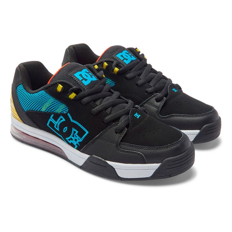 Tenis-DC-Shoes-Versatile-Imp-Shadow-Olympic-Blue-Lime-SHADOW-OLY-BLUE-LIME-40
