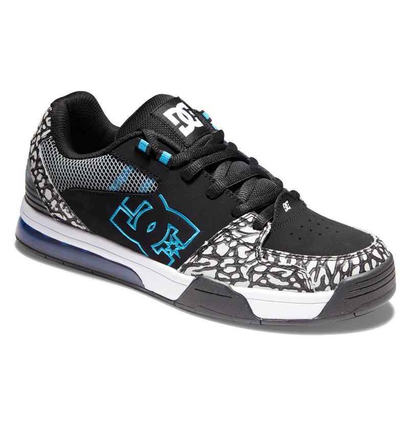 Tenis-DC-Shoes-Versatile-Le-Imp-Grey-Black-Blue-GREY-BLACK-BLUE-38