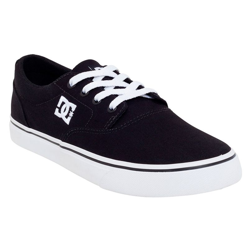 Tenis-DC-Shoes-New-Flash-2-Tx-Black-White-BLACK-WHITE-39