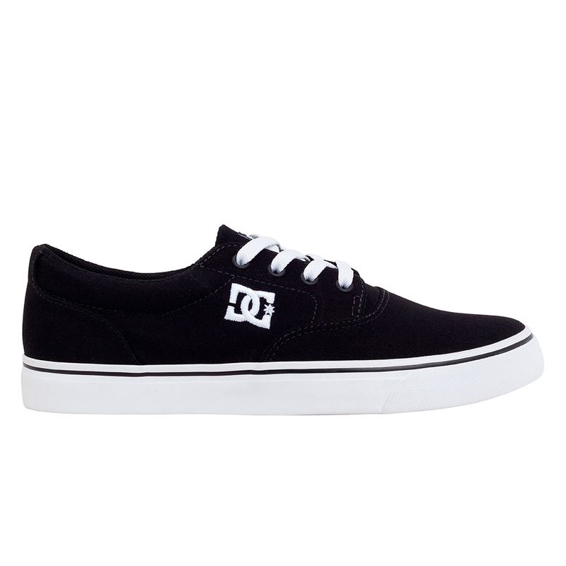 Tenis-DC-Shoes-New-Flash-2-Tx-Black-White-BLACK-WHITE-39