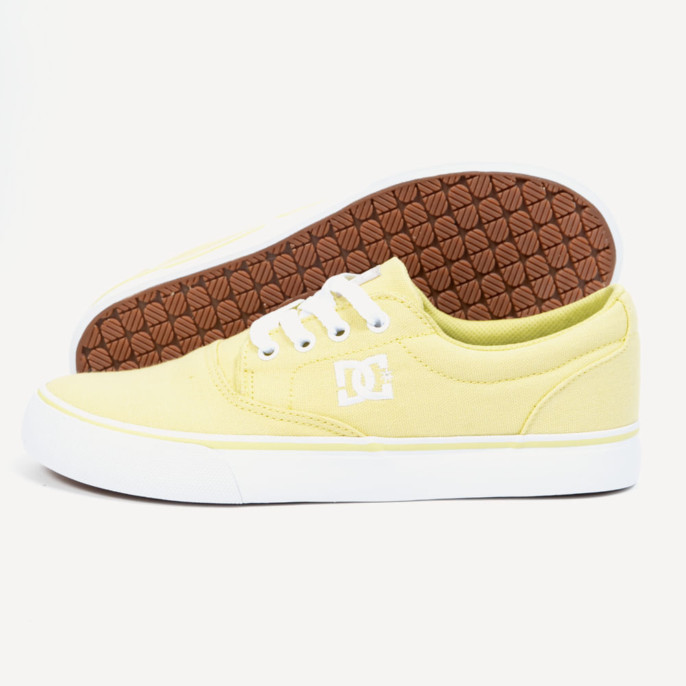 Tênis DC Shoes New Flash 2 Tx W Yellow/Yellow/White original com padrão de qualidade DC Shoes Compre online com garantia de troca e devolução.