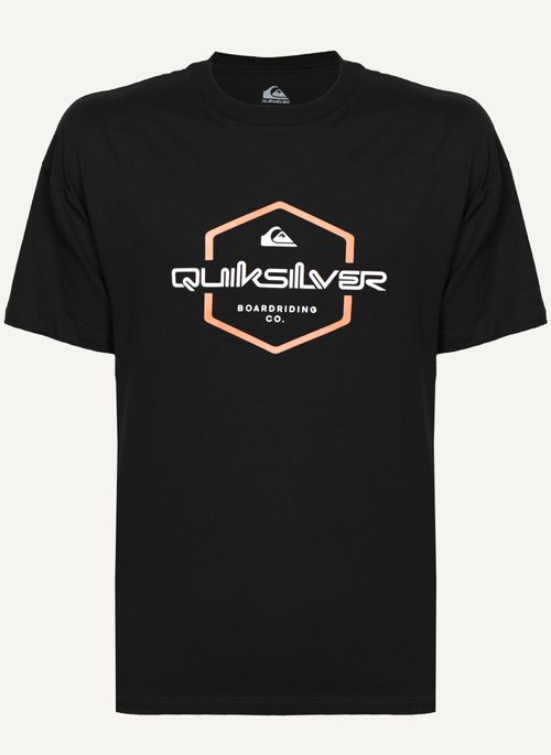 Camiseta Quiksilver M/C Pass The Ride Preto