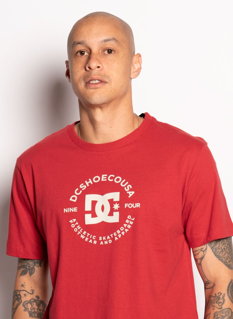 Camiseta-DC-Shoes-M-C-Star-Pilot-Color-Vermelho-Vermelho-P