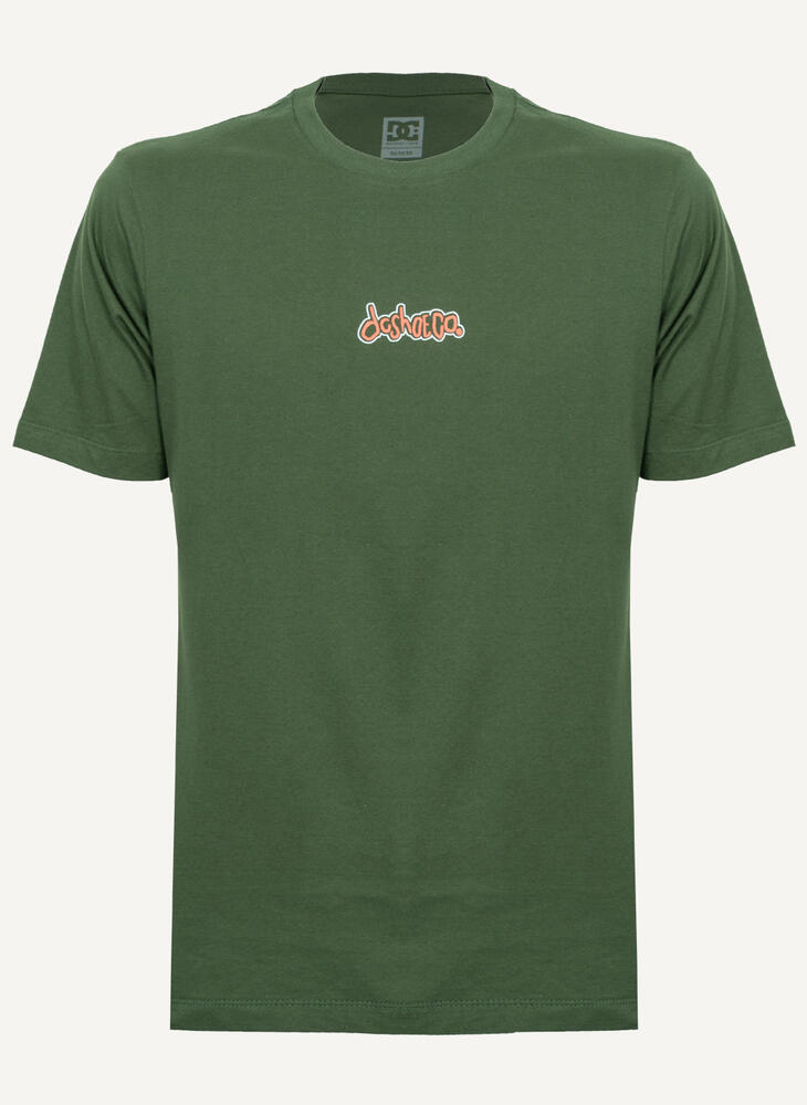 Camiseta-Dc-Shoes-M-C-Childish-Verde-Escuro-G