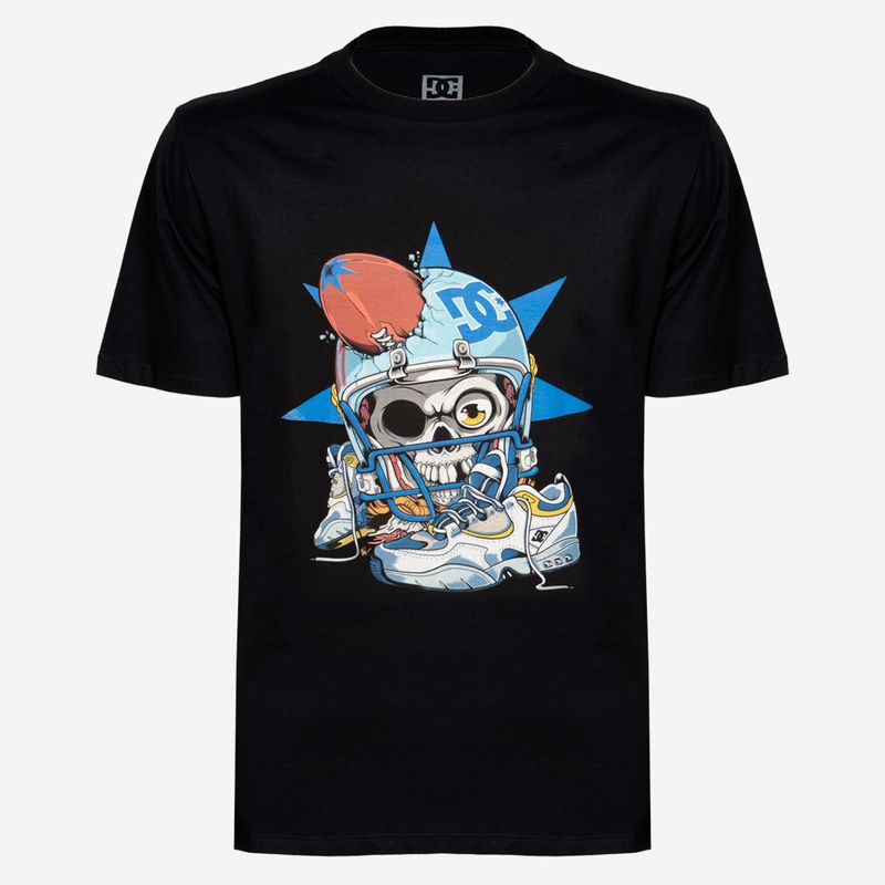 Camiseta-Dc-Shoes-M-C-Smashing-Helmet-Preto-M