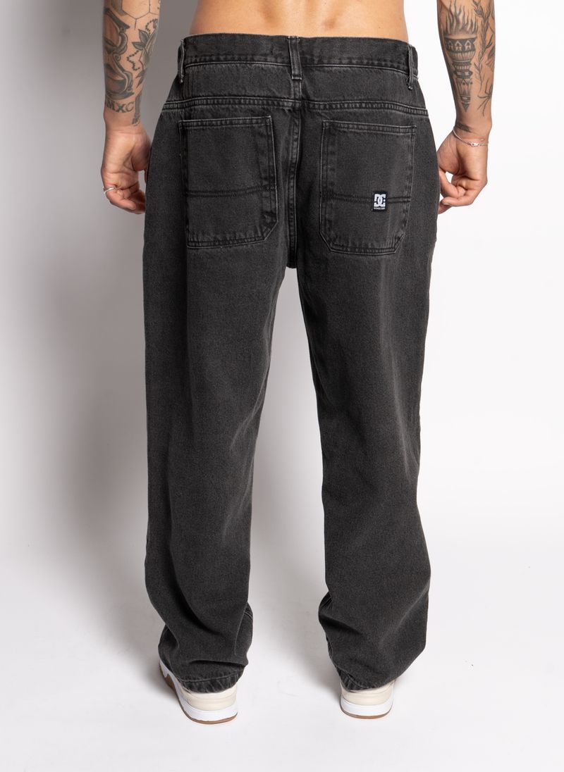 Calca-Jeans-Dc-Shoes-Oversize-Acid-Black-Cinza-Escuro-CINZA-ESCURO-40