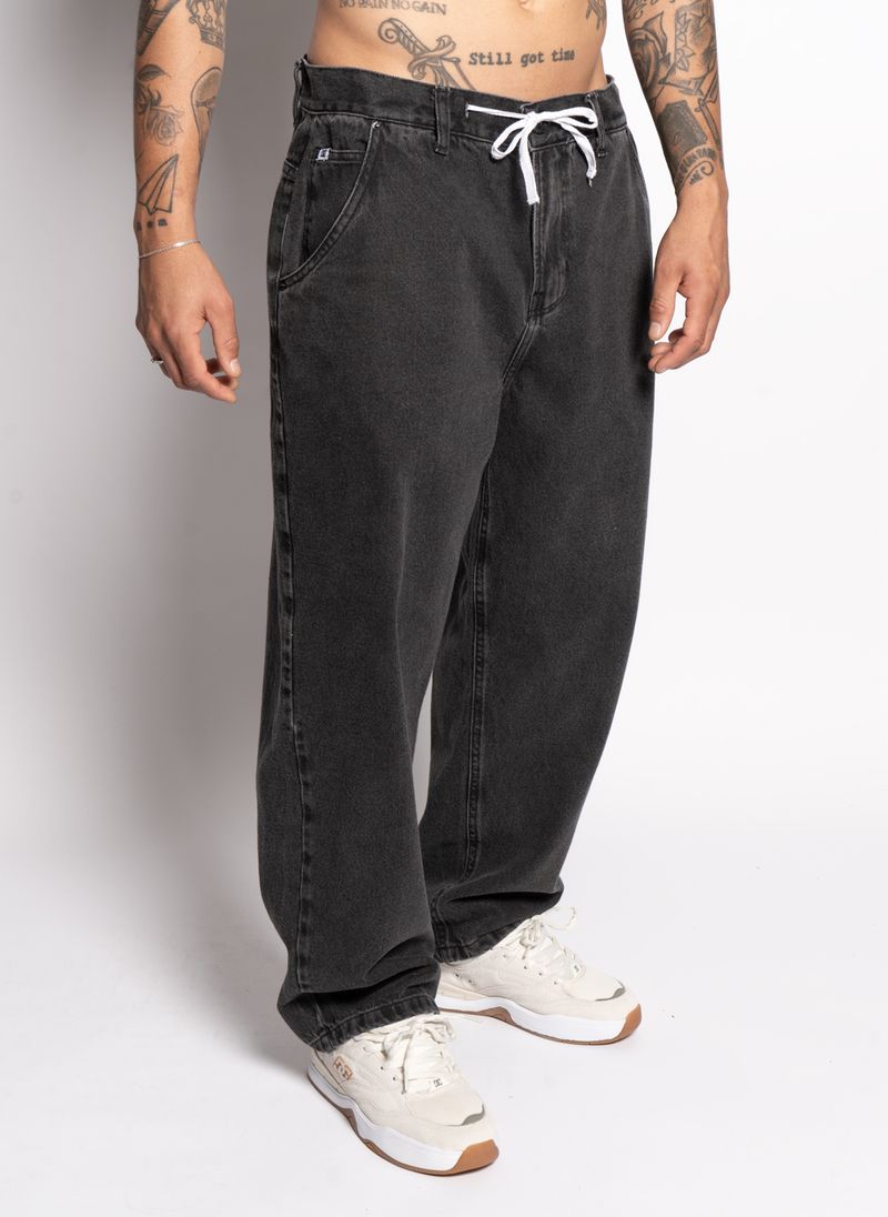 Calca-Jeans-Dc-Shoes-Oversize-Acid-Black-Cinza-Escuro-CINZA-ESCURO-40
