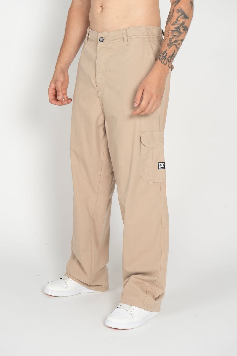 Calca-Cargo-Dc-Shoes-BaGGy-Twill-Bege-Bege-38