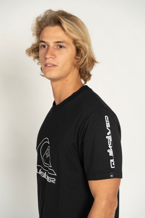 Camiseta Quiksilver M/C New Tour Preto