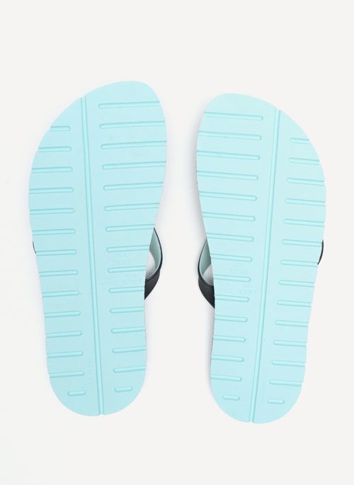 Chinelo Quiksilver Layback Rubber Roots Cinza Escuro