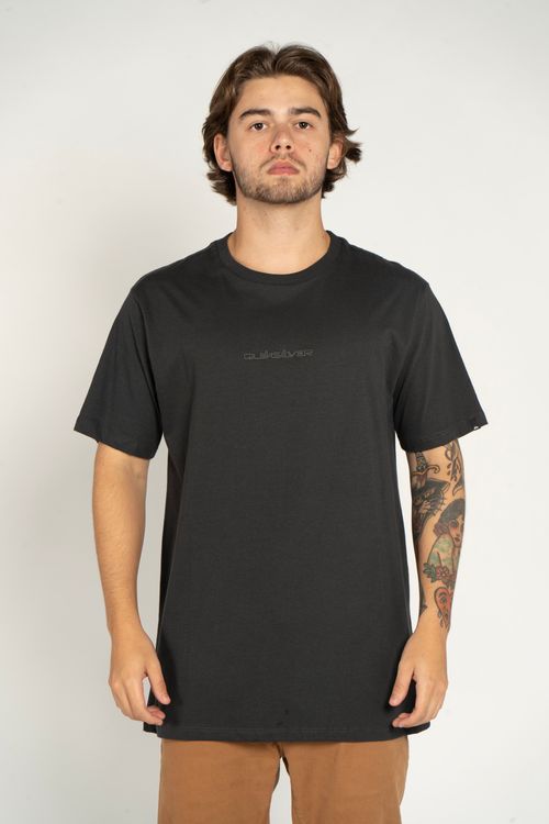 Camiseta Quiksilver M/C Mini Omni Cinza Escuro