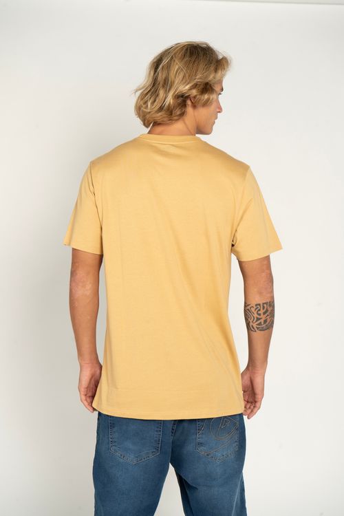Camiseta Quiksilver M/C Embroidery Caqui