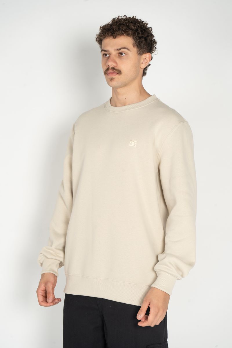 Moletom-Dc-Shoes-Care-Embroidery-Bege-Bege-P