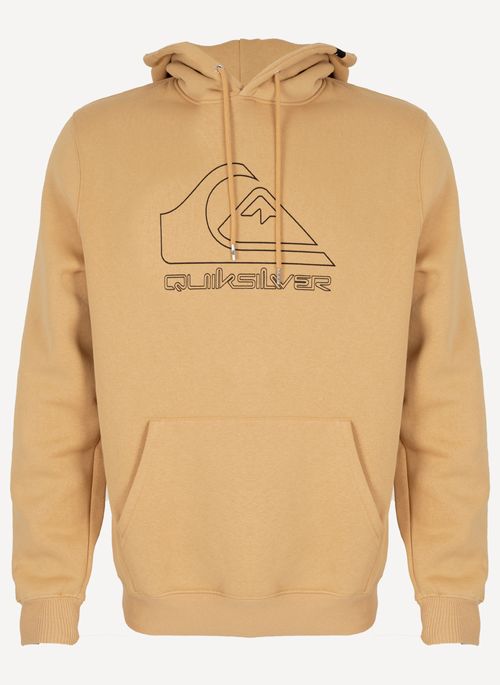 Moletom Quiksilver Fech New Tour Caqui