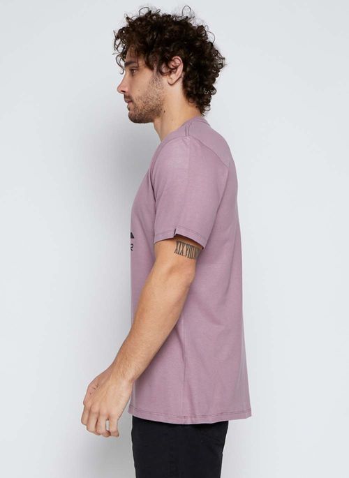 Camiseta Quiksilver M/C Full Logo Roxo