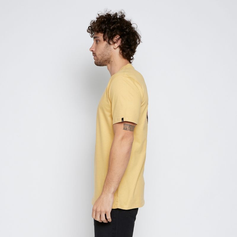 Camiseta-Quiksilver-M-C-Hibiscus-Pop-Mostarda-P
