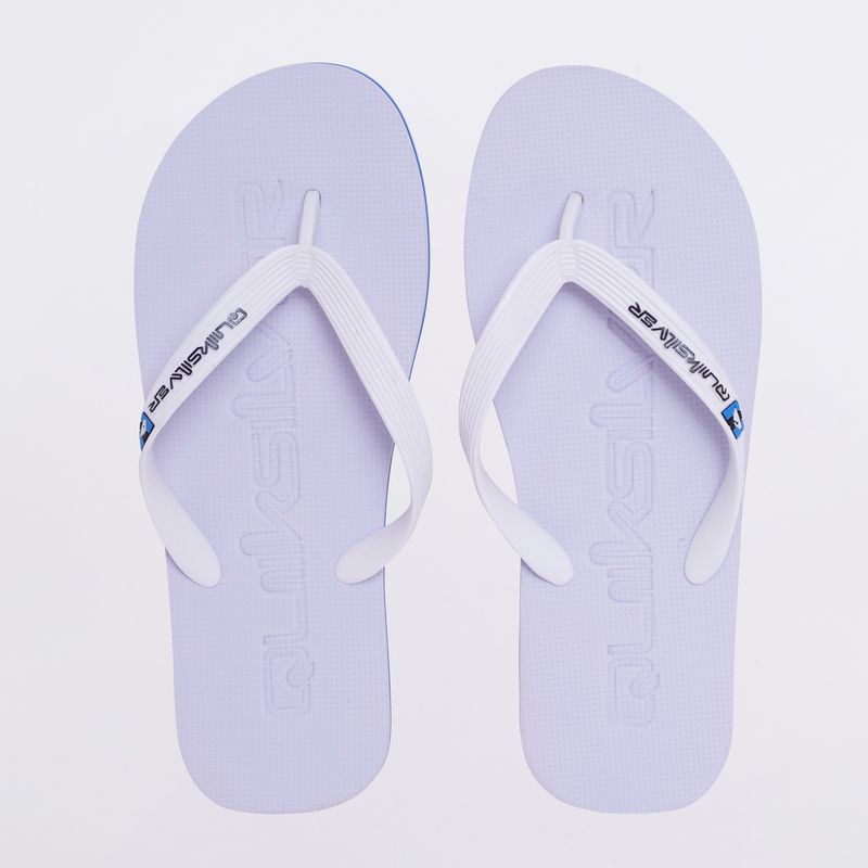 Chinelo-Quiksilver-Molokai-Debossed-Branco