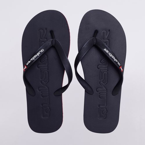 Chinelo Quiksilver Molokai Debossed Preto