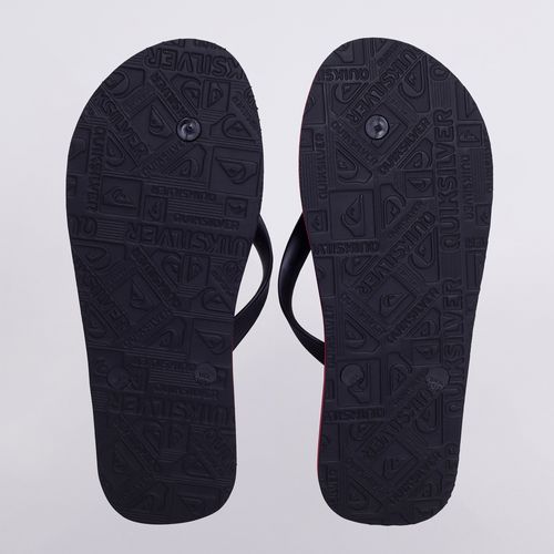 Chinelo Quiksilver Molokai Debossed Preto