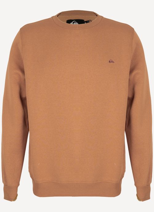 Moletom Quiksilver Care Embroidery Mostarda