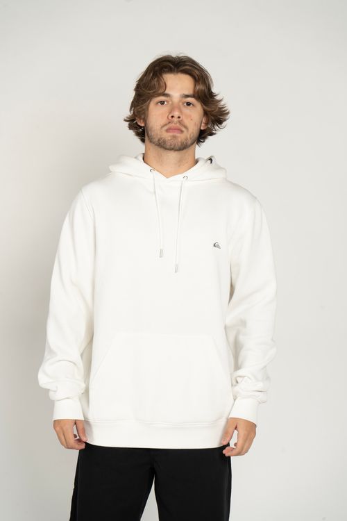Moletom Quiksilver Fech Embroidery Branco
