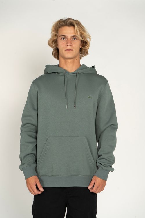 Moletom Quiksilver Fech Embroidery Verde Escuro