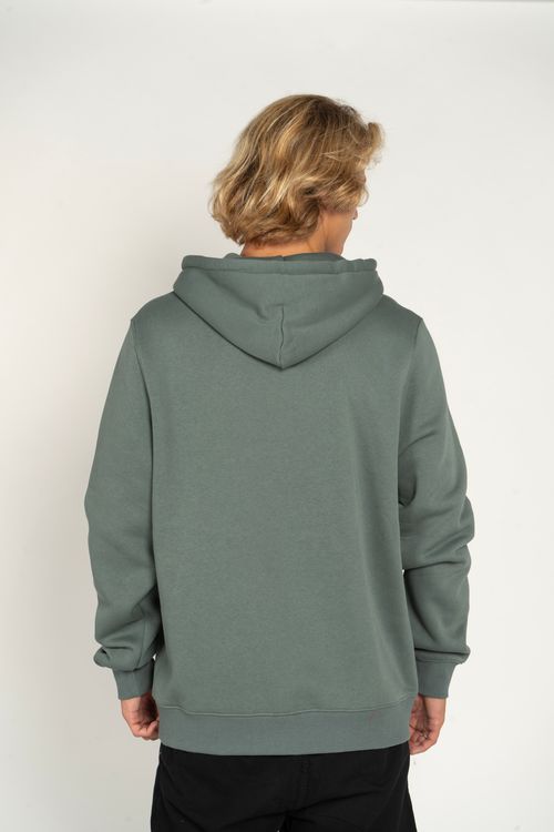Moletom Quiksilver Fech Embroidery Verde Escuro