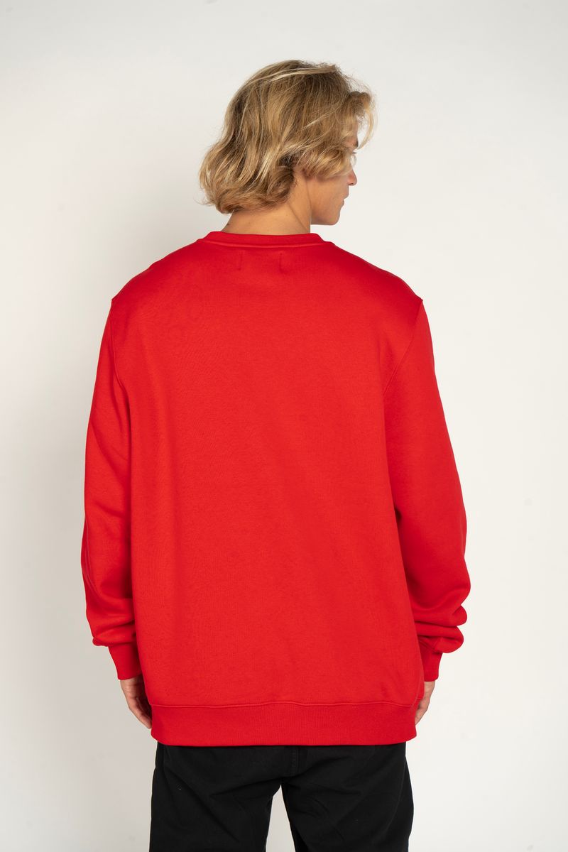 Moletom-Quiksilver-Care-Embroidery-Vermelho-Vermelho-P