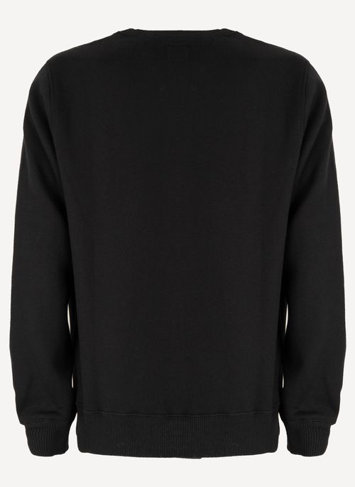 Moletom Quiksilver Care Three Logo Preto