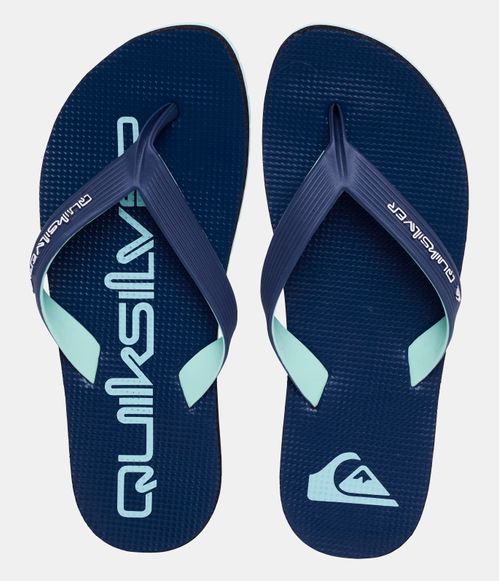 Chinelo Quiksilver Layback Rubber Ocean Marinho