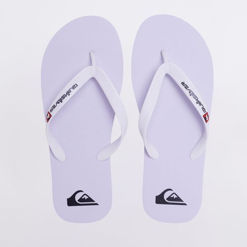 Chinelo Quiksilver Molokai Solid Branco