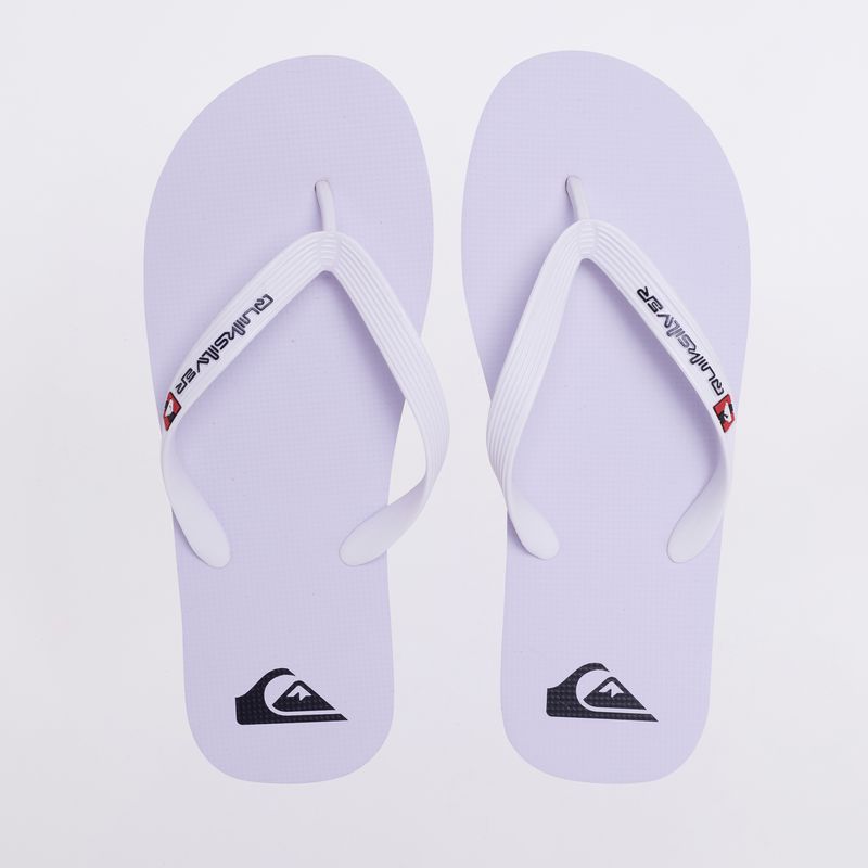 Chinelo-Quiksilver-Molokai-Solid-Branco