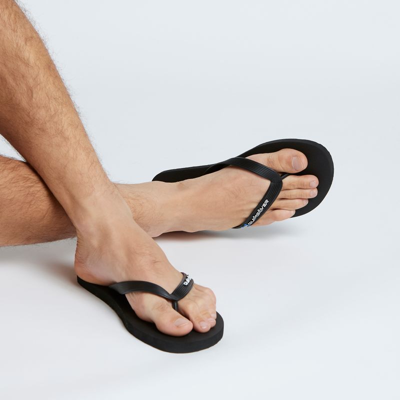 Chinelo-Quiksilver-Molokai-Solid-Preto
